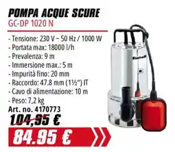 Einhell Pompa acque scure Einhell offerta