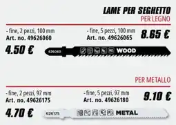 Einhell Lame per seghetto offerta
