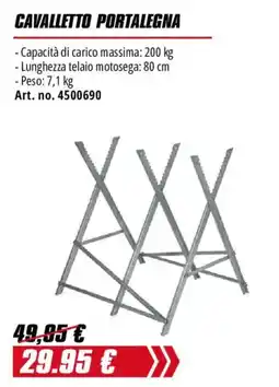 Einhell Cavalletto porta legna offerta