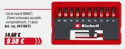 Einhell Set di inserti IMPACT Einhell offerta