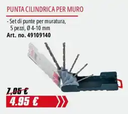 Einhell Punta cilindrica per muro offerta