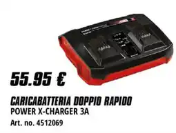 Einhell Caricabatteria doppio rapido Power X-Charger 3A offerta