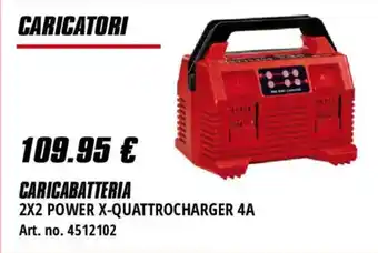 Caricabatteria 2x2 Power X-Quattrocharger 4A