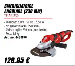 Einhell Smerigliatrice angolare 230 mm TE-AG 230 offerta