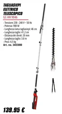 Einhell Tagliasiepi elettrico telescopico GC-HH 9046 offerta