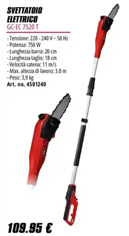 Einhell Svettatoio elettrico GC-EC 7520 T offerta