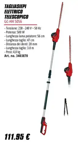 Einhell Tagliasiepi elettrico telescopico GC-HH 5056 offerta