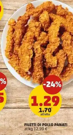 PENNY Filetti di pollo panati offerta
