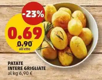 Patate intere grigliate