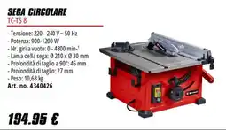 Einhell Sega circolare TC-TS 8 offerta