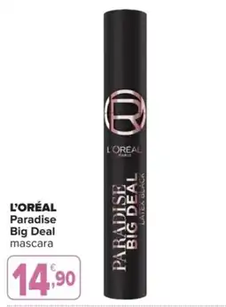 Iperal L'Oréal Paradise Big Deal mascara offerta