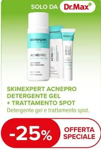Skinexpert Acnepro detergente gel + trattamento spot