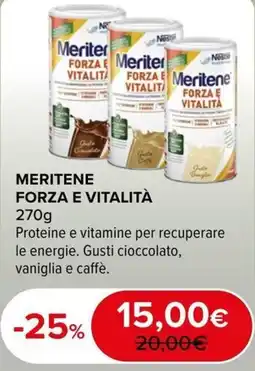 Dr.Max Meritene Forza e Vitalità offerta