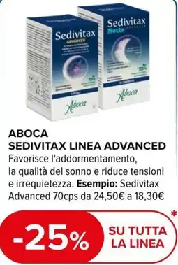 Dr.Max Aboca Sedivitax Linea Advanced offerta