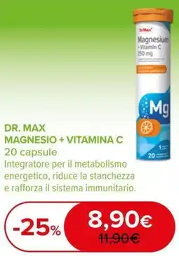 Dr.Max Dr. Max Magnesio + Vitamina C offerta