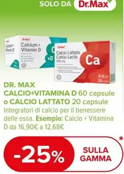 Dr.Max Dr. Max Calcio+Vitamina D offerta