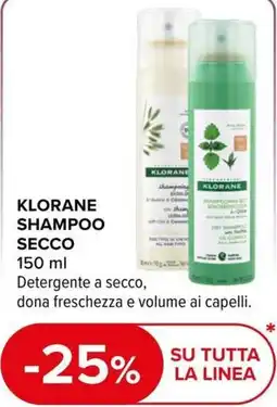 Dr.Max Klorane Shampoo Secco offerta