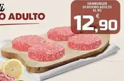 SpesaPiù Supermercati Hamburger di bovino adulto offerta