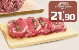 SpesaPiù Supermercati Entrecote senza osso di bovino adulto offerta