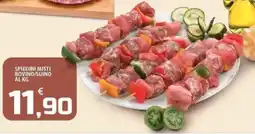 SpesaPiù Supermercati Spiedini misti bovino/suino offerta