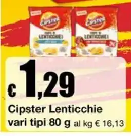 Sì con te Supermercati Cipster Lenticchie offerta