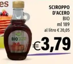 Hurrà Sciroppo D'acero Bio offerta