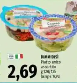 Emi Supermercati Dimmidisì Piatto unico offerta
