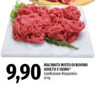 Macinato misto di bovino adulto e suino