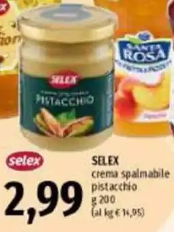 Emi Supermercati Selex crema spalmabile pistacchio offerta