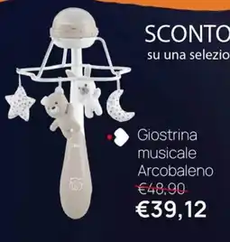 B di Bimbi Chicco Giostrina musicale Arcobaleno offerta