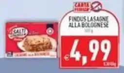 Iperfamily Findus Lasagne alla Bolognese offerta