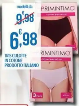 Iper Nonna Isa Primintimo tris culotte in cotone offerta