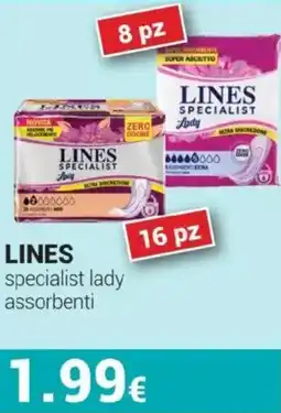 Tigotà Lines specialist lady assorbenti offerta