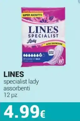 Tigotà Lines specialist lady assorbenti offerta