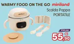 B di Bimbi Scalda Pappa Portatile miniland offerta