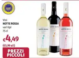 Futura Supermercati Vini Notte Rossa offerta