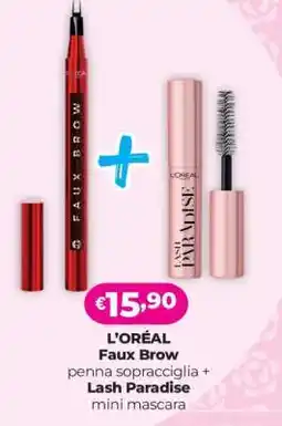 Acqua & Sapone L'ORÉAL Faux Brow + Lash Paradise offerta