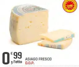 Supermercati Dok Asiago fresco D.O.P. offerta