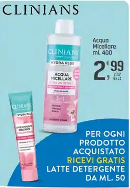 Supermercati Dok Clinians Acqua Micellare offerta