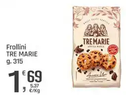 Supermercati Dok Frollini Tre Marie offerta
