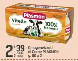 Supermercati Dok Omogeneizzati di Carne PLASMON offerta