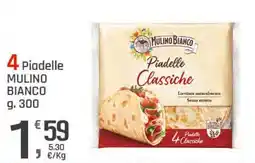 Supermercati Dok Piadelle Classiche Mulino Bianco offerta