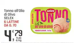 Supermercati Dok Tonno all'Olio di Oliva Selex offerta