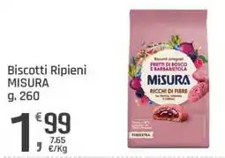 Supermercati Dok Biscotti Ripieni Misura offerta