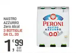 Supermercati Dok Peroni Nastro Azzurro Zero Alcol offerta