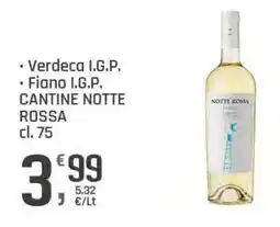Supermercati Dok Verdeca I.G.P. Fiano I.G.P. Cantine Notte Rossa offerta