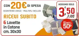 Supermercati Dok Lavette in Cotone offerta