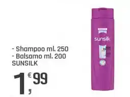 Supermercati Dok Sunsilk Shampoo e Balsamo offerta