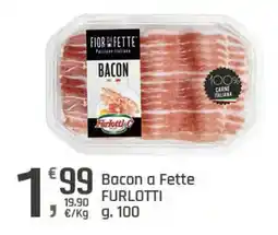 Supermercati Dok Bacon a Fette Furlotti offerta