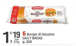 Supermercati Dok Burger di Sesamo Daily Bread offerta